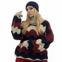 maglione con collo ad anello nancy